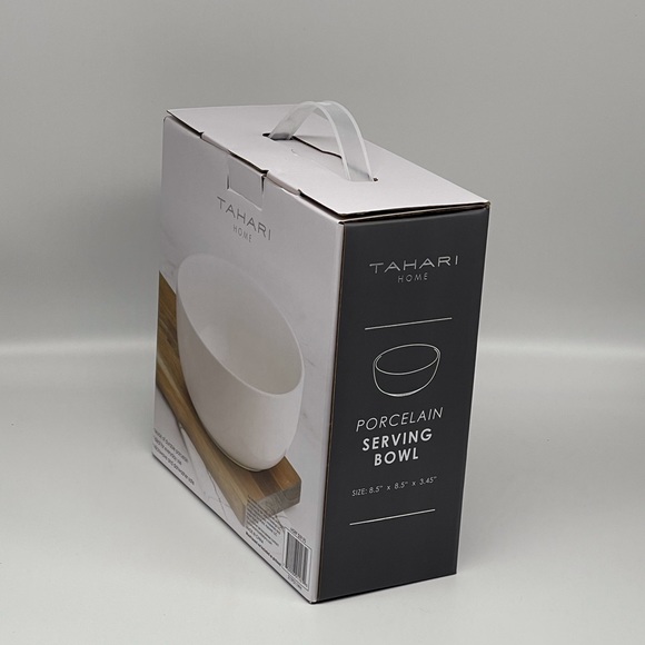 TAHARI HOME PORCELAIN SERVING BOWL - Picture 2 of 5
